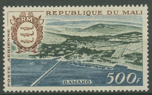 Mali 1961 Stadtansicht Bamako 28 postfrisch