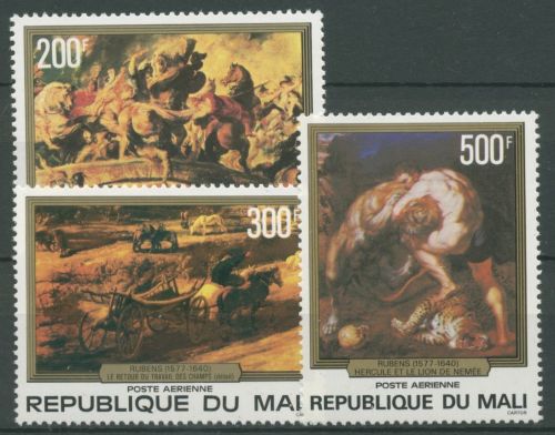 Mali 1978 400. Geburtstag von Rubens Gemälde 615/17 postfrisch