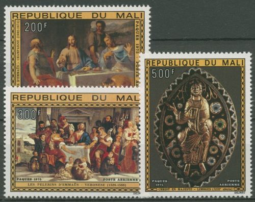 Mali 1975 Ostern Gemälde Email 473/75 postfrisch