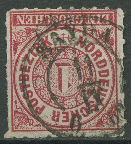 Norddeutscher Postbezirk NDP 1868 1 Groschen 4 mit SA K2-Stpl. SAYDA