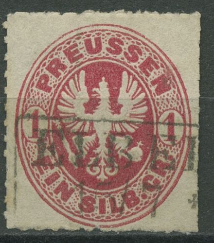 Preußen 1861 Wappenadler 16 a gestempelt