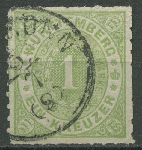Württemberg 1869 Ziffer im Oval 36 a gestempelt