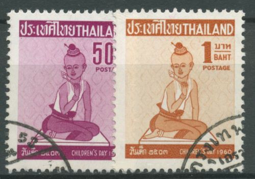 Thailand 1960 Kindertag 353/54 gestempelt