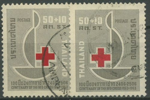 Thailand 1963 Rotes Kreuz 407/08 gestempelt