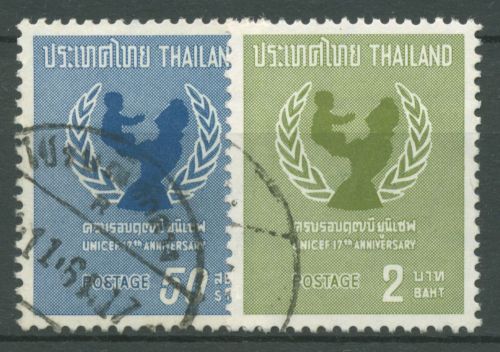 Thailand 1964 Kinderhilfswerk UNICEF 437/38 gestempelt