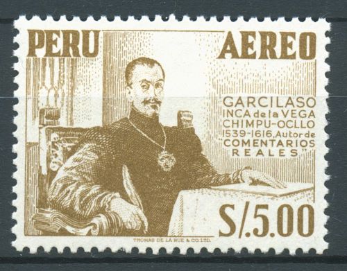 Peru 1953 Schriftsteller G. Inca de la Vega 540 postfrisch