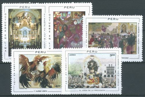 Peru 1970 Oktoberfest in Lima 781/85 postfrisch