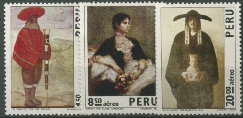 Peru 1973 Klassische Gemälde aus Peru 910/12 postfrisch
