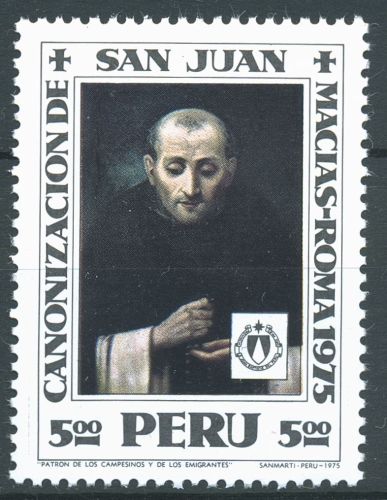 Peru 1975 Heilger Juan Macias 1001 postfrisch