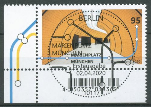 Bund 2020 U-Bahn Station Marienplatz München 3538 Ecke 3 mit ESST Berlin (E5079)