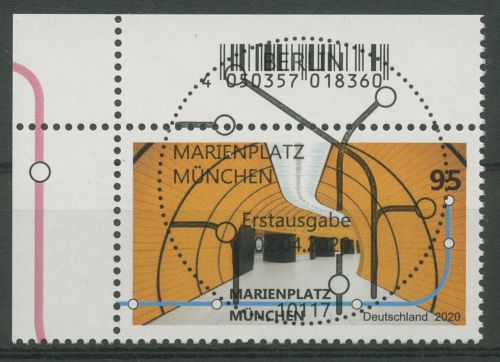 Bund 2020 U-Bahn Station Marienplatz München 3538 Ecke 1 mit ESST Berlin (E5080)