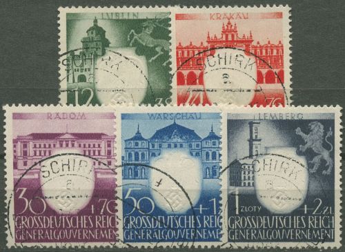 Generalgouvernement 1943 3 Jahre NSDAP im Generalgouvernement 105/09 gestempelt