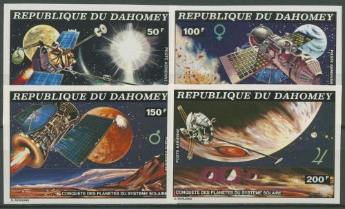 Dahomey 1974 Erforschung anderer Planeten 600/03 B postfrisch