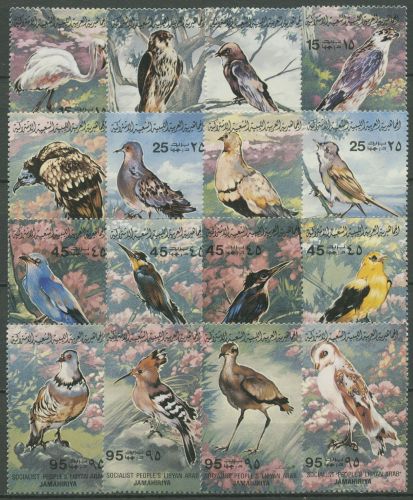 Libyen 1982 Vögel Pirol Wiedehopf Geier 1003/18 postfrisch