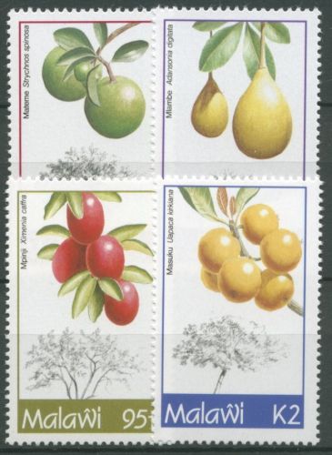 Malawi 1993 Tropische Früchte Bäume 613/16 postfrisch