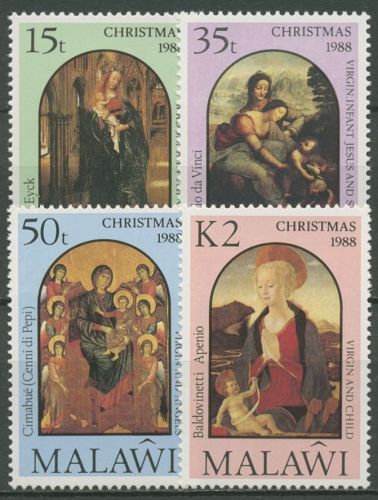 Malawi 1988 Weihnachten Gemälde 521/24 postfrisch