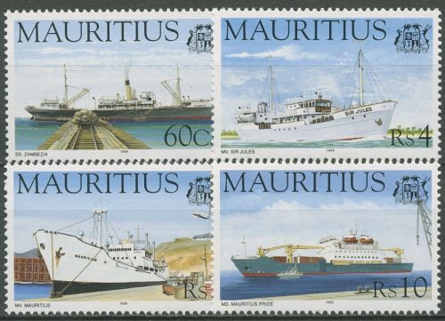 Mauritius 1996 Schiffe Frachtschiffe 822/25 postfrisch