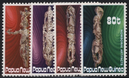 Papua Neuguinea 1985 Kunst, Schnitzereien 512/15 postfrisch