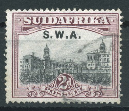 Südwestafrika 1927 Regierungsgebäude Pretoria 117 gestempelt