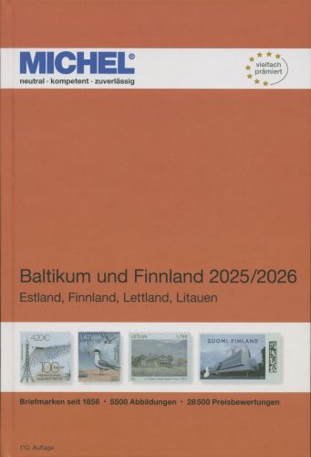 MICHEL Europa Band 11: BALTIKUM/FINNLAND 2025/26 110. Aufl., gebraucht (Z3601)