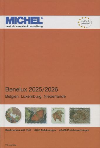 MICHEL Europa Band 12: BENELUX 2025/26 110. Aufl., gebraucht (Z3602)