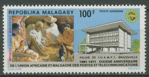 Madagaskar 1971 10 J. Fernmeldeunion von Afrika u. Madagaskar 642 postfrisch