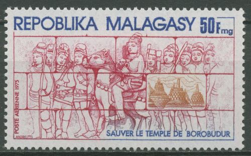 Madagaskar 1975 Denkmalschutzjahr Rettung des Borobudur-Tempels 755 postfrisch