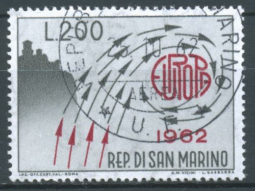 San Marino 1962 Europa CEPT 749 gestempelt