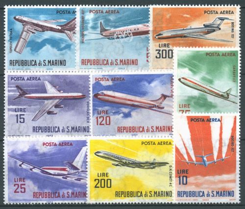 San Marino 1963 Flugzeuge 792/00 postfrisch