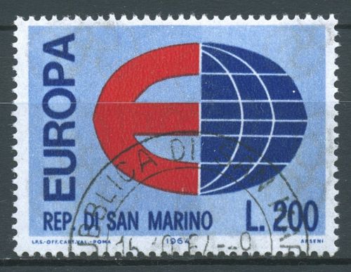 San Marino 1964 Europa CEPT Weltkugel 826 gestempelt