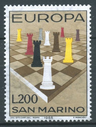San Marino 1965 Europa CEPT Schach 842 postfrisch