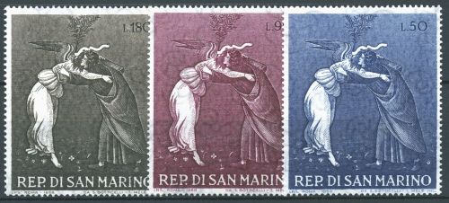 San Marino 1968 Weihnachten Gemälde Sandro Botticelli 918/20 postfrisch