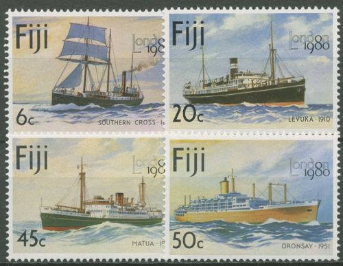 Fidschi 1980 LONDON Postschiffe 420/23 postfrisch