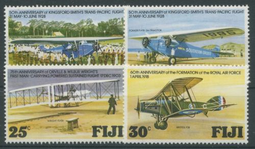 Fidschi 1978 Geschichte der Luftfahrt Flugzeuge 375/78 postfrisch
