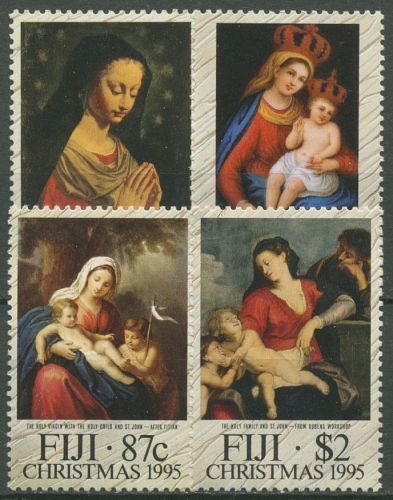 Fidschi 1995 Weihnachten Gemälde Madonna und Kind 753/56 postfrisch