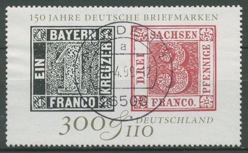 Bund 1999 Briefmarkenausstellung IBRA 2041 gestempelt, Blockeinzelmarke