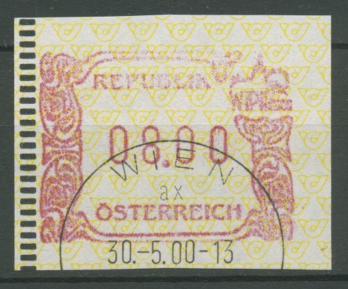 Österreich 2000 Automatenmarken WIPA 2000, ATM 4 Einzelwert gestempelt