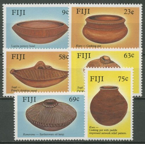 Fidschi 1988 Alte Keramik 580/85 postfrisch