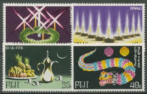 Fidschi 1978 Religiöse Feste Weihnachten Diwali 383/86 postfrisch