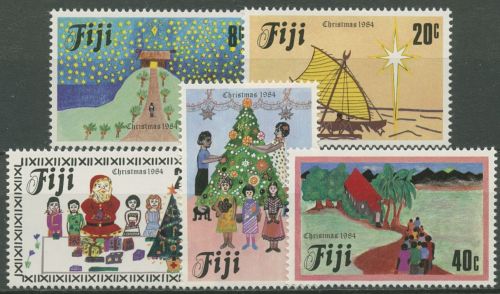 Fidschi 1984 Weihnachten Kinderzeichnungen 512/16 postfrisch