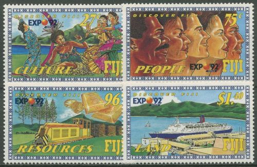 Fidschi 1992 Weltausstellung EXPO in Sevilla Tourismus 652/55 postfrisch