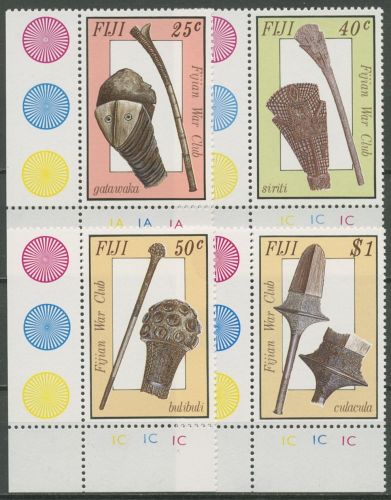 Fidschi 1986 Fidschianische Kriegskeulen 554/57 postfrisch