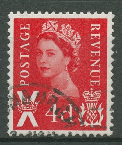 Großbritannien-Schottland 1969 Königin Elisabeth II. 12 gestempelt