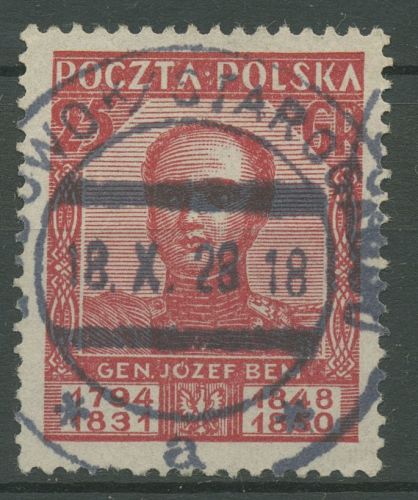 Polen 1928 General Jozef Bem 256 gestempelt
