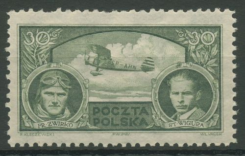 Polen 1933 Europa-Rundflug 280 postfrisch