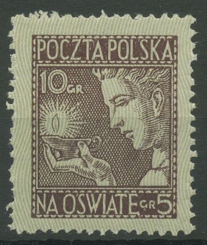 Polen 1927 Für die Volksschulen 247 postfrisch
