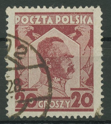 Polen 1927 Marschall Jozef Pilsudski 245 gestempelt