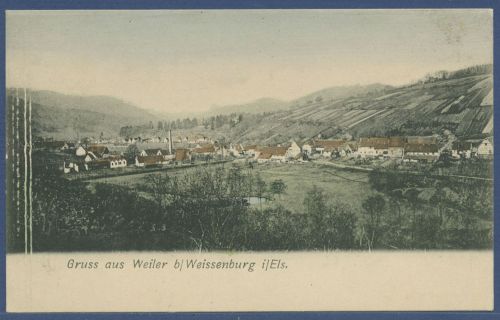 Gruß aus Weiler bei Weißenburg im Elsaß, ungebraucht (AK5895)