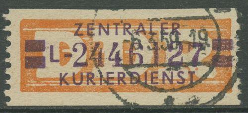 DDR 1958 Wertstreifen für den ZKD 23 L gestempelt