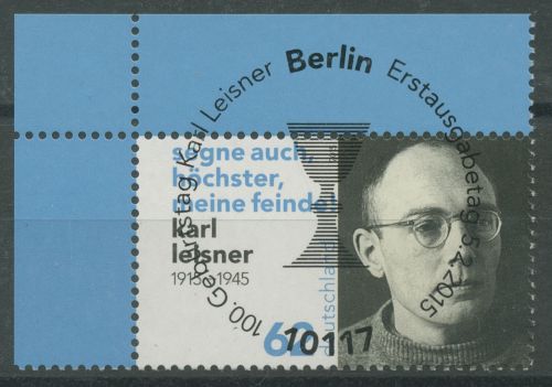 Bund 2015 Persönlichkeiten Karl Leisner 3135 Ecke 1 mit ESST Berlin (E5624)